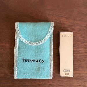 Tiffany & CO 1837 Sterling Silver Money Clip